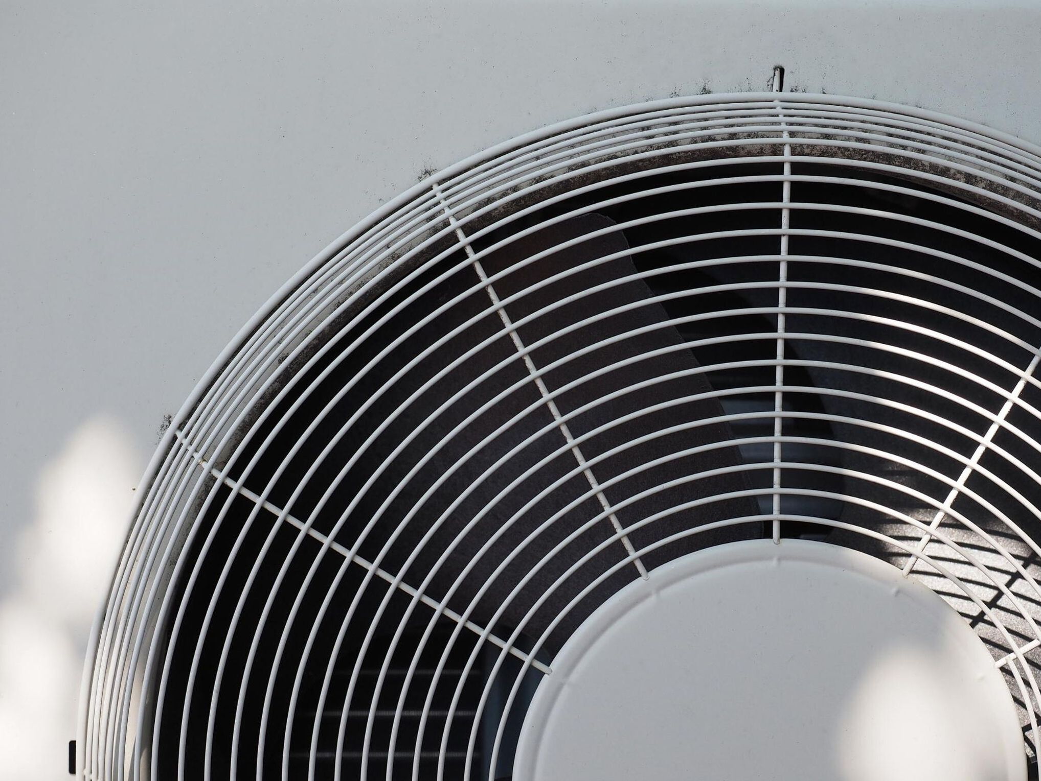 HVAC unit fan exterior